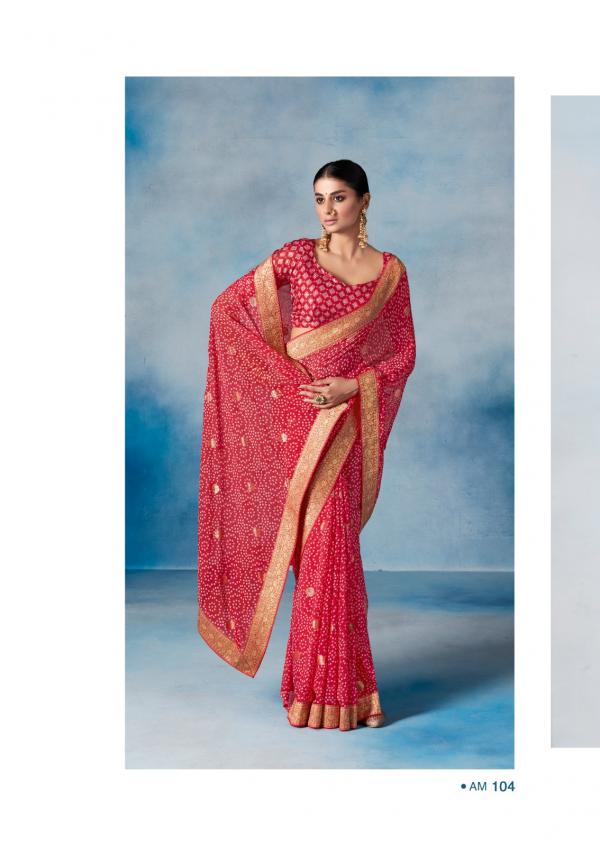 Stavan Amaya Fancy Designer Georgette Saree Collection